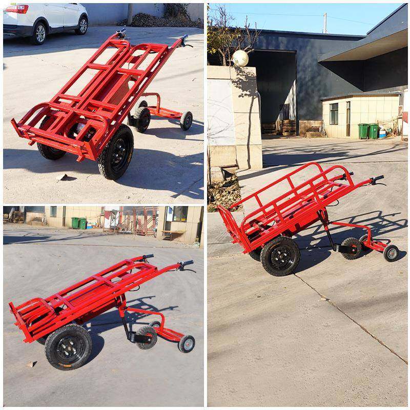 电动手推平板车站驾行走平板运输车车间工厂物资拉货车周转车农用,淘宝优惠券,粉丝福利购,淘宝优惠卷