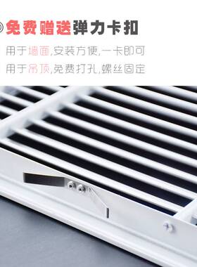 暖气片罩铝合金家用百叶窗通风口防雨空调检修口地暖分水器遮挡罩