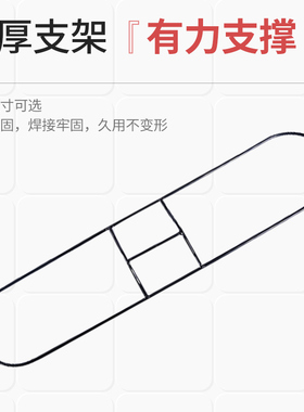 尘推杆加厚镀锌拖把杆子除尘拖把夹子头除尘拖把架排拖布支架平板