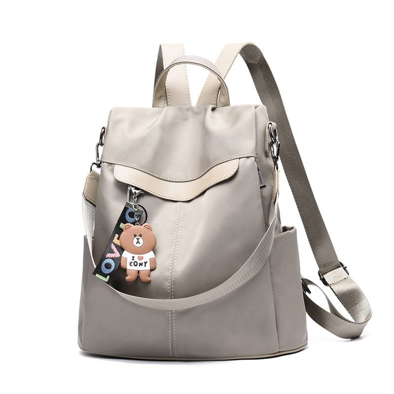 牛津布多功能单肩双肩包女韩版潮帆布时尚休闲书包两用旅行背包女,淘宝优惠券,粉丝福利购,淘宝优惠卷