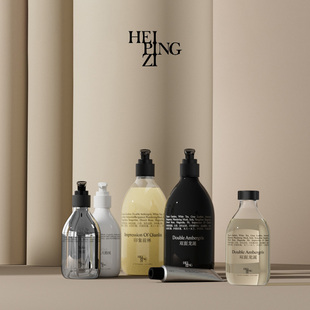 黑瓶子保湿补水芳香沐浴露沐浴油260ml