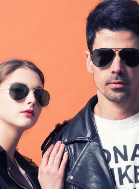 太阳眼镜男士司机开车驾驶镜时尚偏光钢化玻璃配近视蛤蟆镜墨镜女