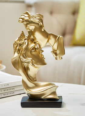 创意现代简约轻奢摆件高档家x居饰品客厅酒柜电视柜艺术感装饰摆