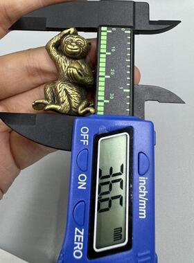 黄铜十二生肖猴摆件 猴子献桃小摆件复古桌面装饰金属工艺礼品摆