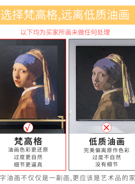 数字油画diy填充减压手工丙烯画涂色油彩挂画手绘填色客厅装饰画