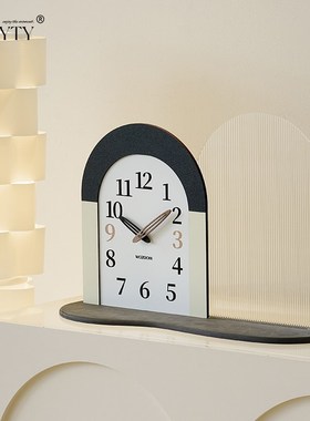 TEBO入户玄关桌面摆件装饰客厅电视柜置物时钟表酒柜家居饰品