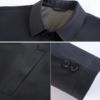 Dad's coat spring and autumn middle-aged and elderly men's buttoned jacket 60 and 70 year old grandpa casual spring top