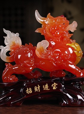 招财进宝貔貅摆件大号一对开业乔迁送礼家居客厅电视柜玄关装饰品