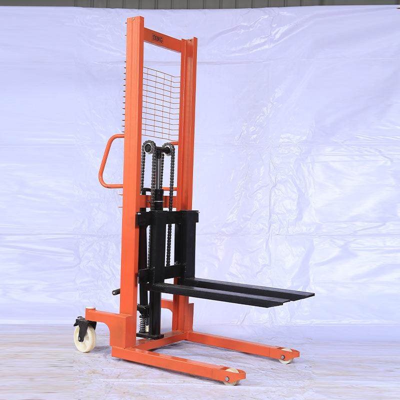 手动微电半电动堆高车1吨2吨手动堆高车叉车加高加长装卸搬运车,淘宝优惠券,粉丝福利购,淘宝优惠卷
