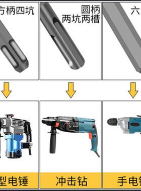 劈柴神器劈材钻头小型电锤电钻用破柴辟木头柴火工具家用劈柴钻头