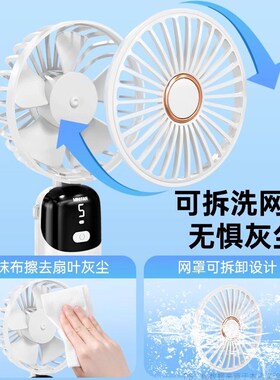 手持小风扇迷你便携式随身小型静音学生usb充电款桌面制冷电风扇