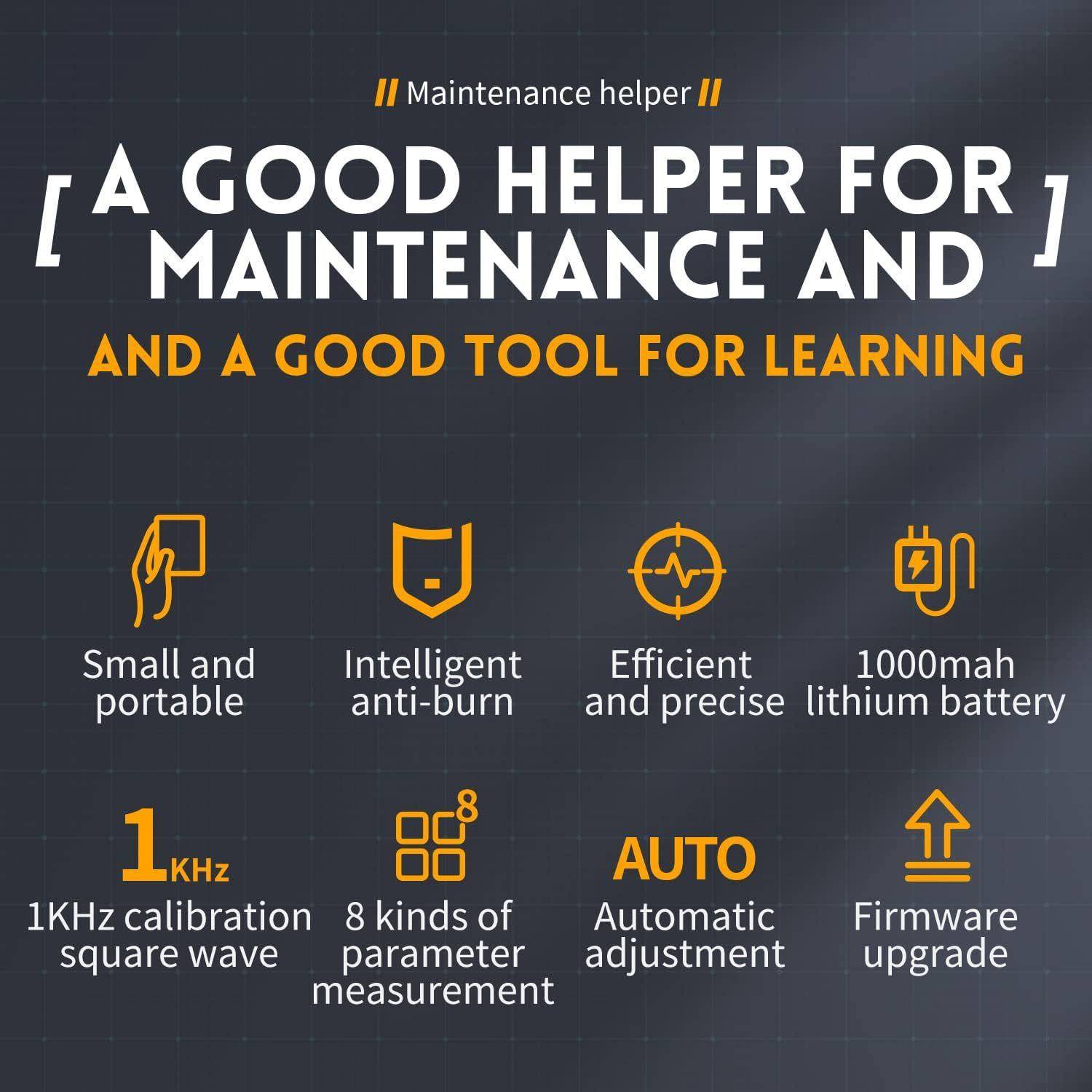跨境示波器便携式数字示波表信号发生器维修用手持小型DSO152 - 图2