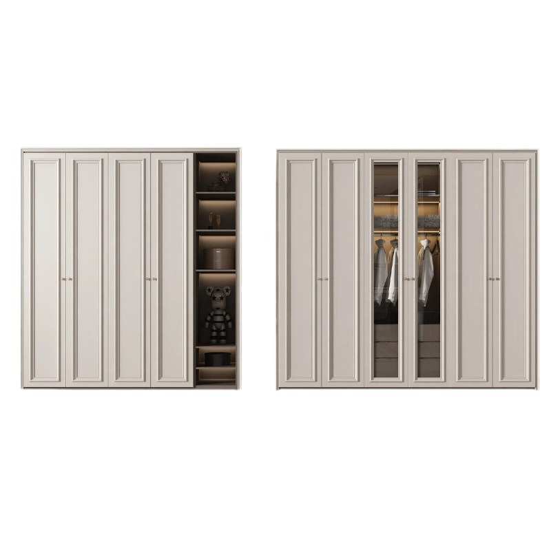 Whole house custom integrated furniture design wardrobe cabinet bookcase storage wine cabinet bedroom living room source factory