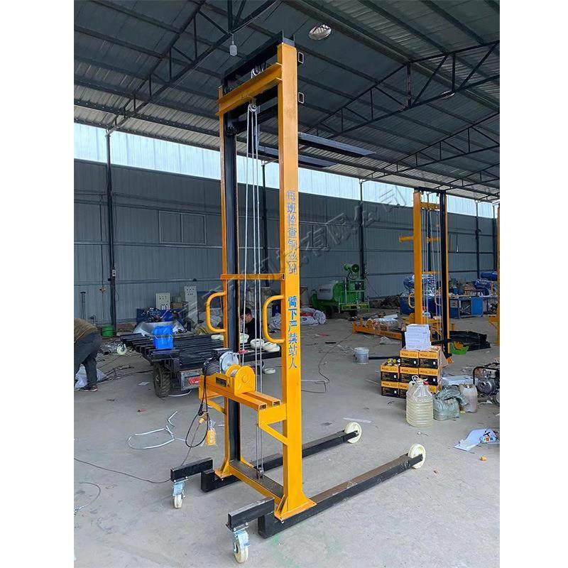 建筑工地砖厂电动上砖机 室内装修加气砖提升机 手推移动式升降车,淘宝优惠券,粉丝福利购,淘宝优惠卷