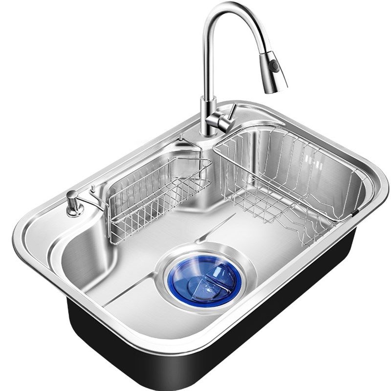 日式304不锈钢水槽大单槽多功能韩式洗菜盆厨房洗碗槽盆中盆加厚,淘宝优惠券,粉丝福利购,淘宝优惠卷