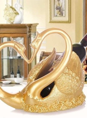 创意红酒架摆件轻奢电视柜装饰摆件现代简约酒瓶架酒柜置物架展示