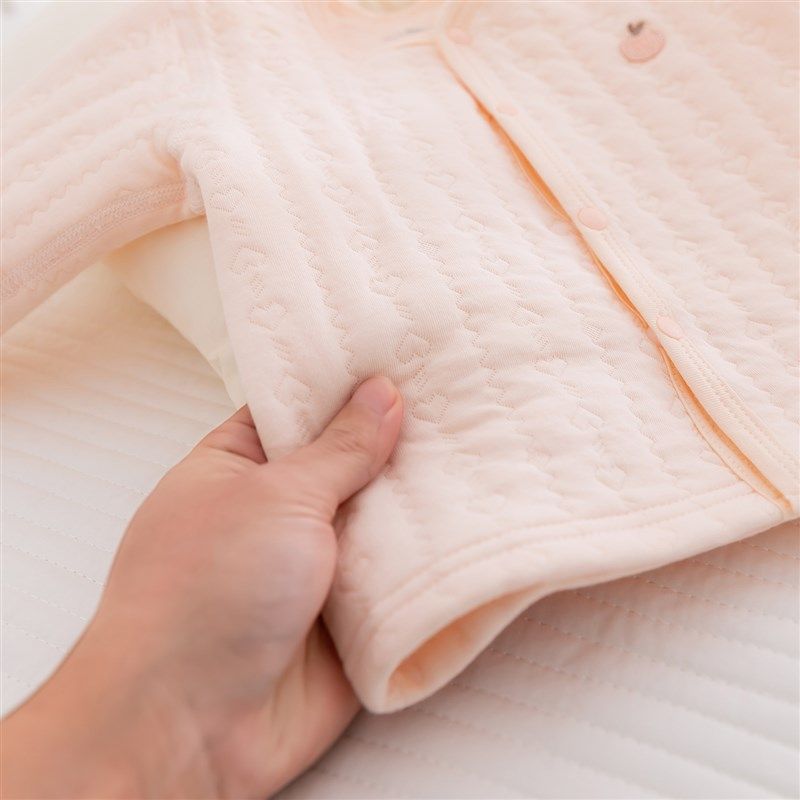 婴儿衣服分体套装a类纯棉男女宝宝保暖衣两件套薄棉衣春秋季内穿,淘宝优惠券,粉丝福利购,淘宝优惠卷