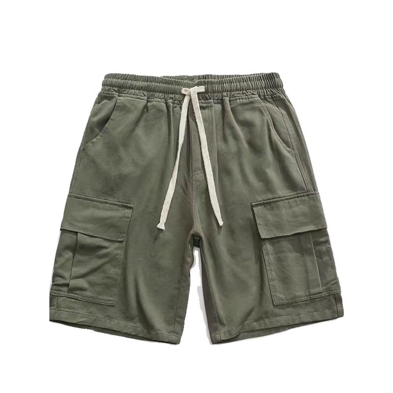 美式夏季日系复古工装短裤男多口袋设计潮牌宽松百搭五分休闲裤子,淘宝优惠券,粉丝福利购,淘宝优惠卷