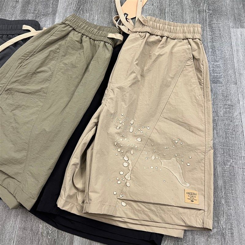 美式男士多瓣口袋短裤,夏季防水,宽松,直筒裤,多用途,舒适的抽带,淘宝优惠券,粉丝福利购,淘宝优惠卷