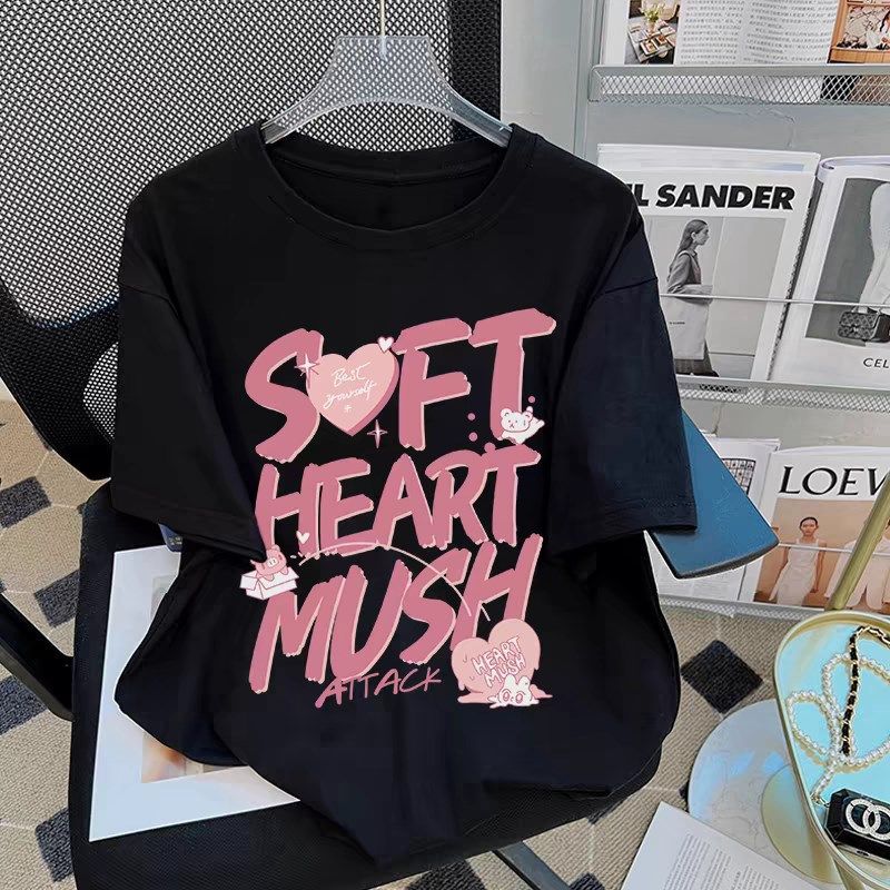 女童白色纯棉短袖t恤2025夏季新款童装儿童宽松上衣女孩衣服夏装,淘宝优惠券,粉丝福利购,淘宝优惠卷