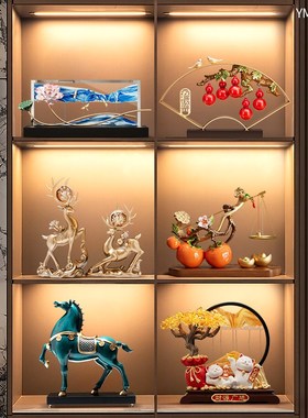 柿柿称心如意柿子摆件客厅玄关电B视柜酒柜装饰品搬家乔迁新居礼