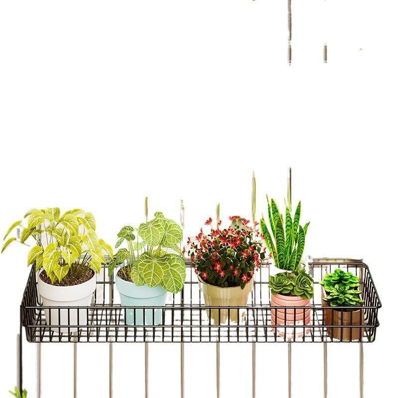 不锈钢花架阳台多肉收纳挂篮栏杆悬挂窗沿浴室厨房免打孔置物挂架,淘宝优惠券,粉丝福利购,淘宝优惠卷