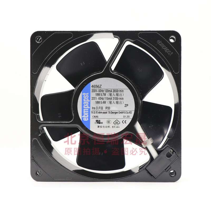 4656Z ebmpapst风机 12038 220V 120mA 全金属 机箱散热风机 - 图3