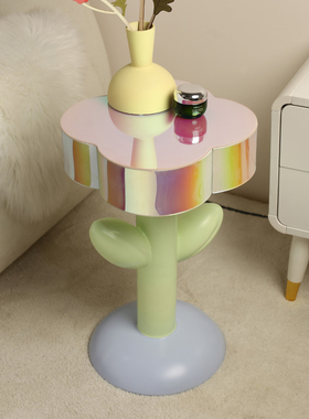 轻奢创意落地摆件l乔迁新居礼品郁金香云朵茶几客厅工艺品装饰家