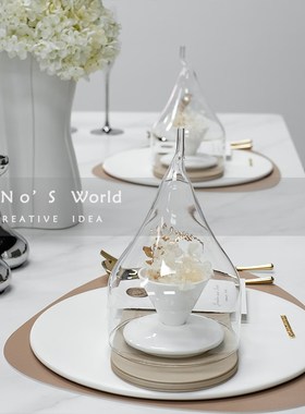 KINO奇诺餐桌餐具摆件样板间餐厅装饰品餐盘餐垫酒店会所展厅软装