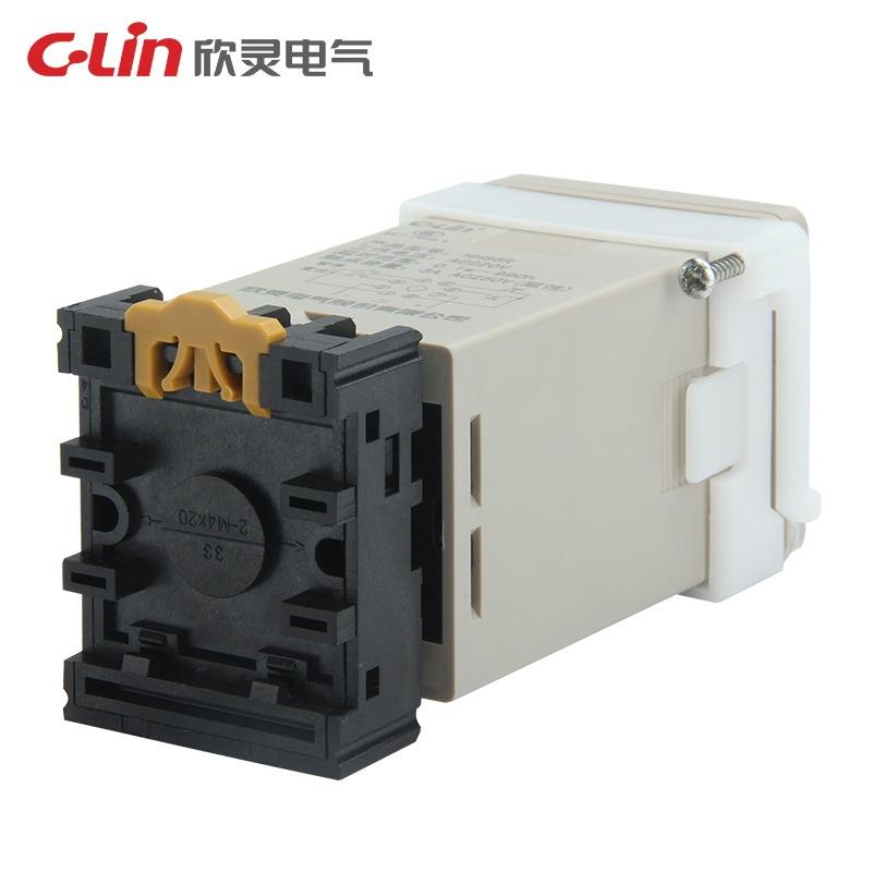 欣灵HHS6R数显时间继电器循环延时双设定替代DH48S-S JSS48A-S - 图2