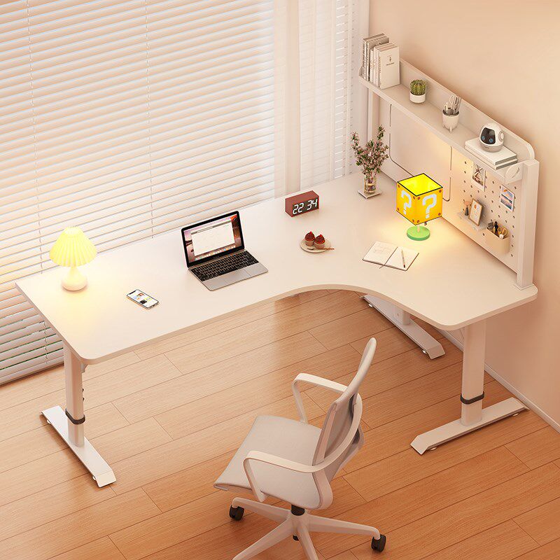 L-shaped corner desk home bedroom desktop computer desk office desk lift corner hole board study desk