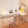 L-shaped corner desk home bedroom desktop computer desk office desk lift corner hole board study desk
