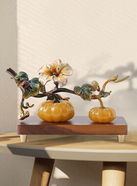 新中式寓意福运绵长摆件轻奢中国风家居装饰品摆件乔迁之喜送礼