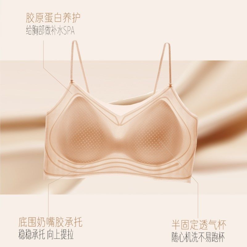 隐形肤色内衣女夏薄款防下垂聚拢收副乳无痕透气内衣2025新款爆款,淘宝优惠券,粉丝福利购,淘宝优惠卷