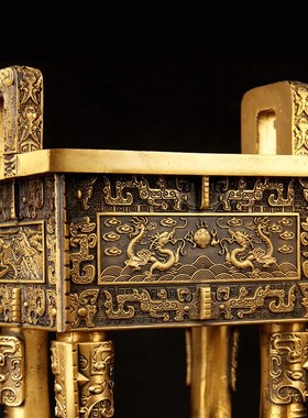 铜财富宝鼎g摆件 铜鼎盛千秋摆件 铜鼎摆件 铜鼎