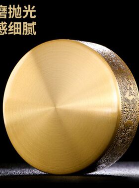 茶佛具曼扎盘纯铜用罗家供奉曼茶曼曼达盘品家用用品修佛曼扎盘罗