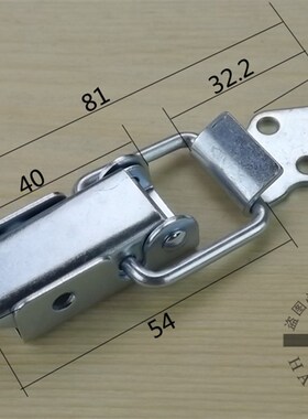 铁镀锌弹簧搭扣 工具箱扣 不锈钢锁扣 弹簧卡扣 桥型搭扣 箱扣