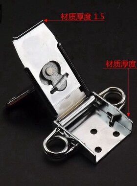 安望搭扣 铁镀镍搭扣 工具箱包锁扣 箱扣 工业搭扣蝴蝶锁芯