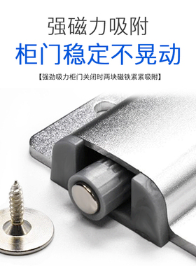 橱柜门反弹器按压式自弹器衣柜门按弹器抽屉弹门柜门免拉手弹门器