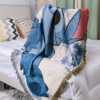 Cross-border retro Stitch cartoon tapestry carpet bay window cushion sofa towel sofa blanket outdoor camping blanket picnic mat