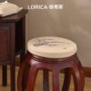 Chinese round stool cushion, round mahogany chair, drum stool seat cushion, bay window, floor-sitable R washer chair, non-slip rattan chair