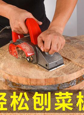 电刨机电动刨子木工刨木匠小型手提刨电推剪刨菜板木工工具刨木机