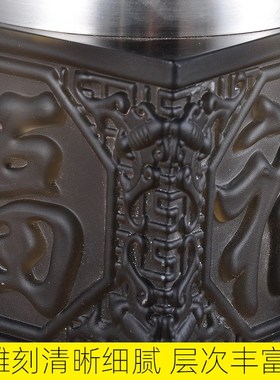 纯锡茶叶罐密封罐锡罐家用防潮保湿存储罐送长辈老人生日礼品