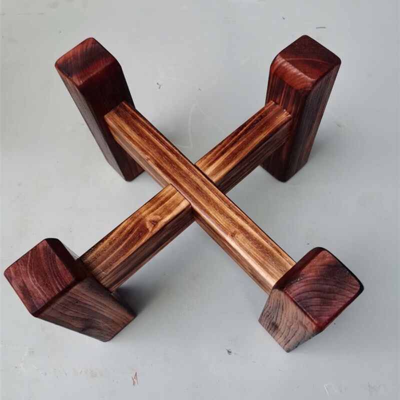 香椿木实木架子底座十字木架鱼缸花盆酒坛茶桶茶叶罐架四脚置物架,淘宝优惠券,粉丝福利购,淘宝优惠卷