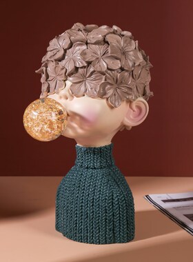 北欧轻奢风桌面艺术摆件创意家居现代客厅卧室电视柜酒柜软装饰品