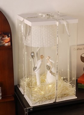 新婚礼物送新娘新人结婚订婚礼品送闺蜜朋友实用长明灯摆件高级感