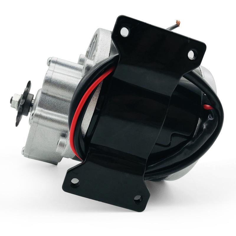 24V250W有刷A形轮减速电机 1016Z永磁直流炒货机电机齿轮带脚 - 图3