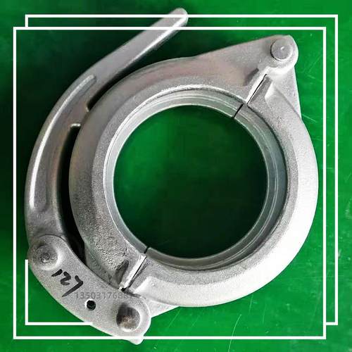 2寸3寸快速管卡 高低压加重铸造管卡 DN125泵车锻造快速管箍 - 图2
