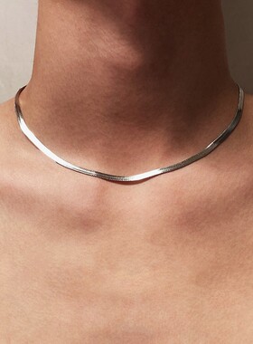 2026爆款轻奢小众刀片链锁骨链