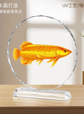 百年好合天鹅水晶摆件装饰品桌面高颜值结婚送新人纪念日定制摆台